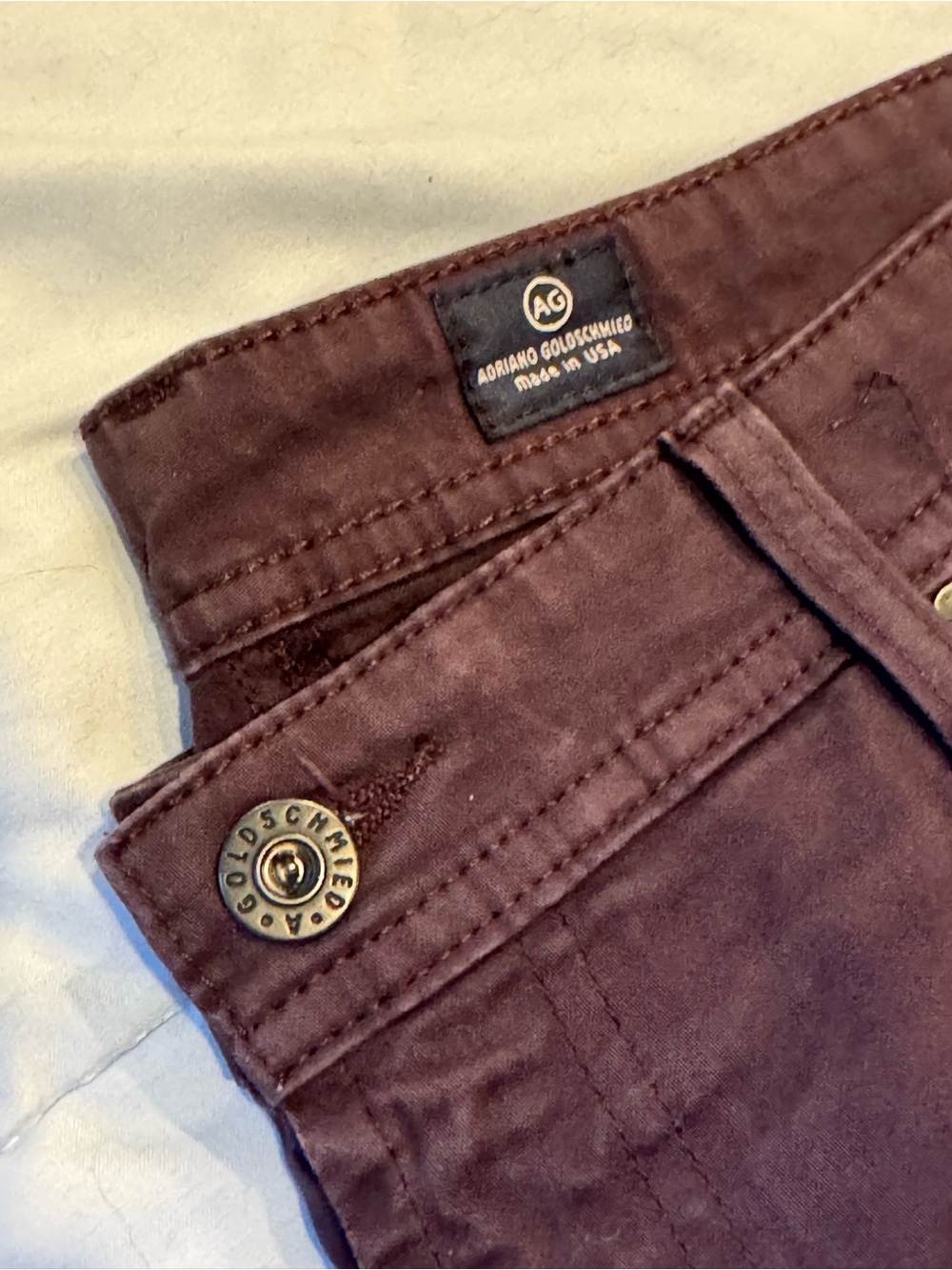 Ag Adriano Goldschmied mulberry protégé straight leg Denim Jeans
